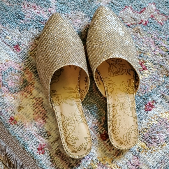 Joyfolie Audra Flats gold 8 - Picture 2 of 4